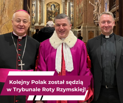 Nowy Polski Sędzia Roty Rzymskiej – Ks. Dr Tomasz Kubiczek